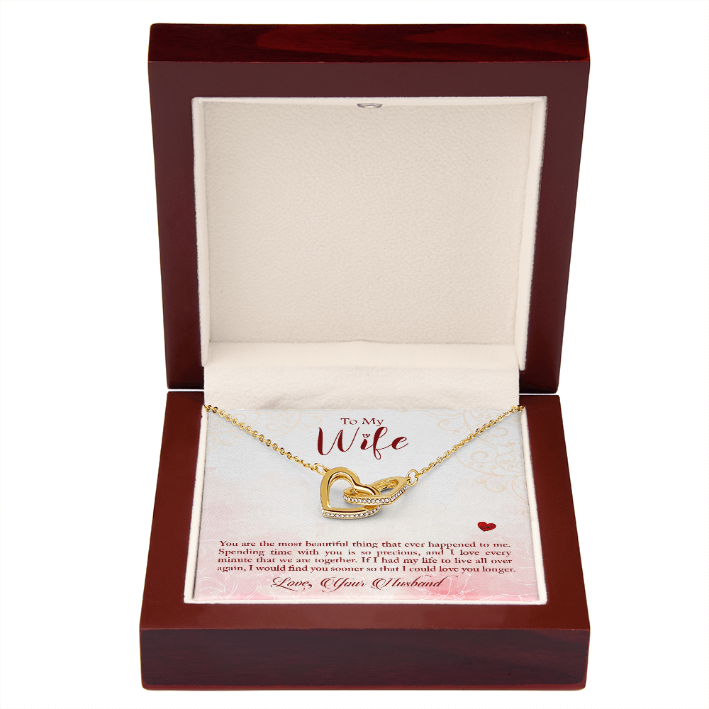 To My Wife You Are The Most Beautiful Thing Inseparable Necklace-Express Your Love Gifts