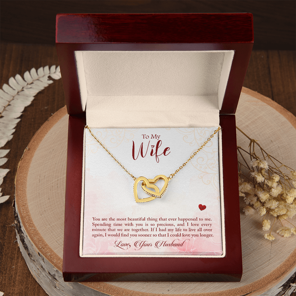 To My Wife You Are The Most Beautiful Thing Inseparable Necklace-Express Your Love Gifts