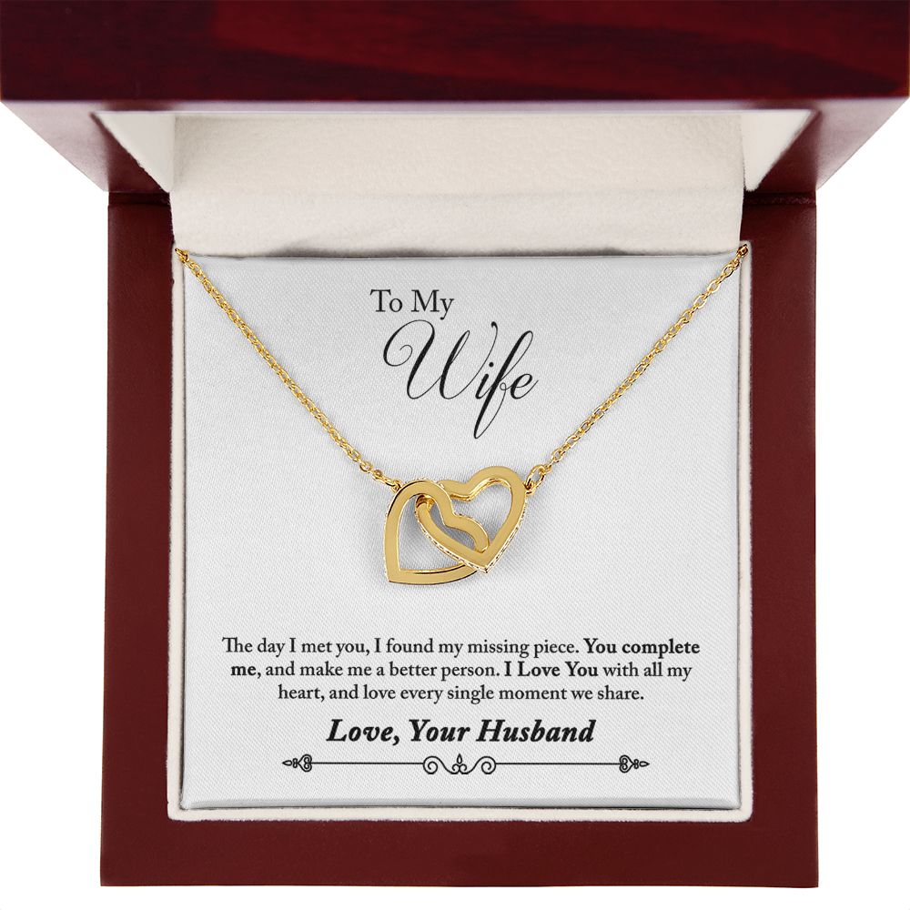 To My Wife You Complete Me Inseparable Necklace-Express Your Love Gifts