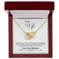 To My Wife You Complete Me Inseparable Necklace-Express Your Love Gifts