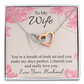 To My Wife You’re a Breath of Fresh Air Inseparable Necklace-Express Your Love Gifts