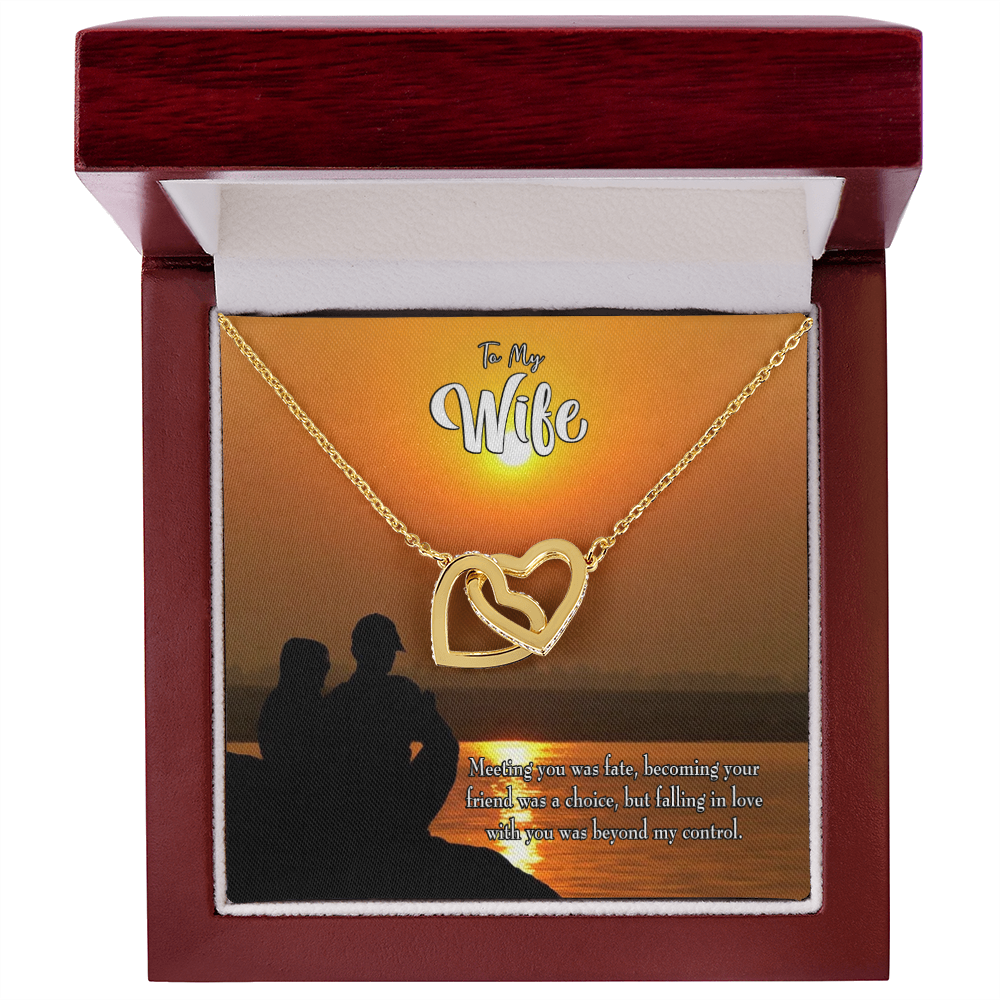 To My Wife You're my Fate Inseparable Necklace-Express Your Love Gifts