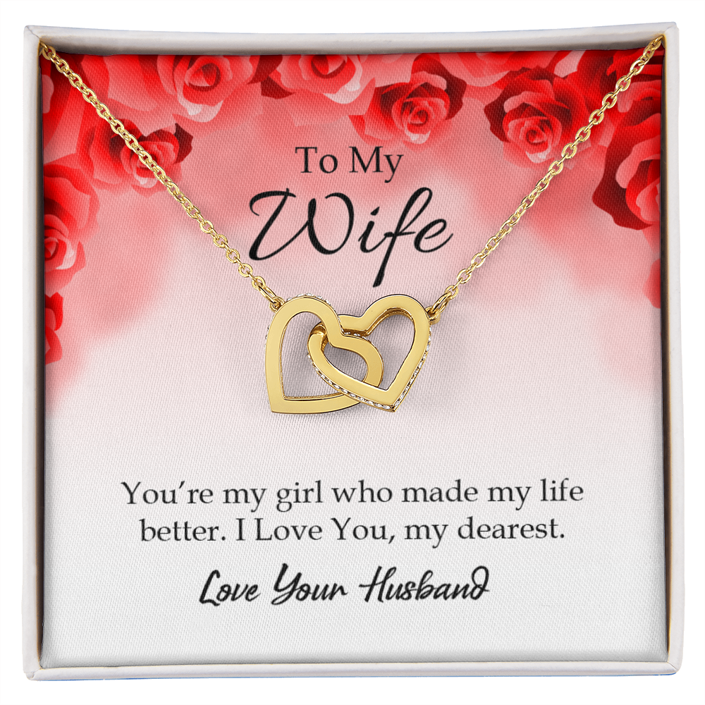 To My Wife You’re My Girl Inseparable Necklace-Express Your Love Gifts