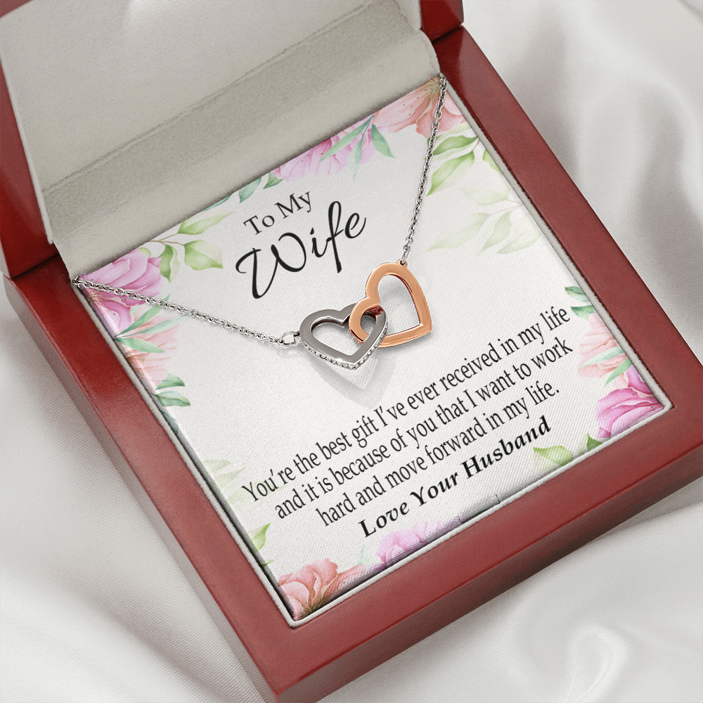 To My Wife You’re The Best Gift Inseparable Necklace-Express Your Love Gifts