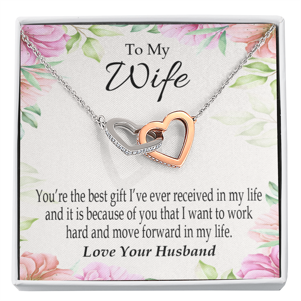 To My Wife You’re The Best Gift Inseparable Necklace-Express Your Love Gifts