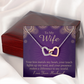 To My Wife Your Kiss Mends My Heart Inseparable Necklace-Express Your Love Gifts
