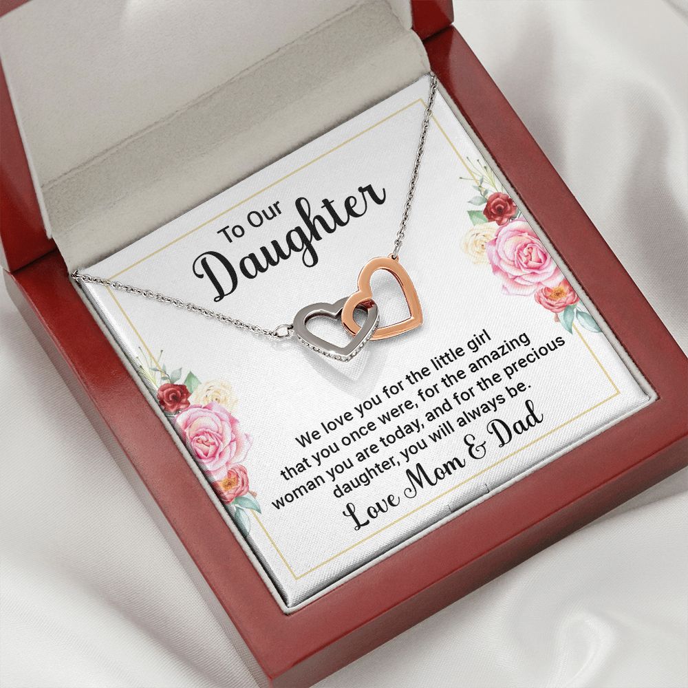 To Our Daughter We Love You Inseparable Necklace-Express Your Love Gifts