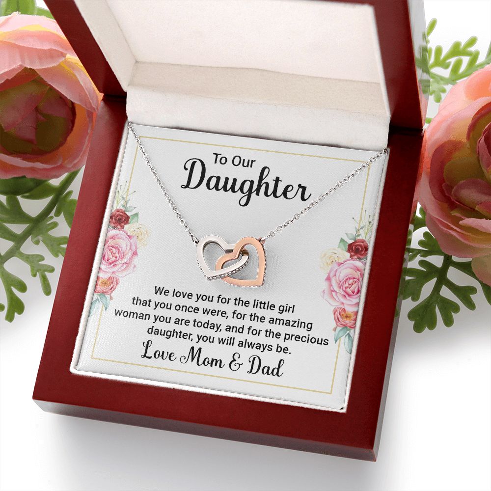 To Our Daughter We Love You Inseparable Necklace-Express Your Love Gifts