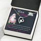 To Sister My Dear Nurse Sister Forever Necklace w Message Card-Express Your Love Gifts