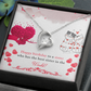 To Sister To The Best Sister Birthday Message Forever Necklace w Message Card-Express Your Love Gifts