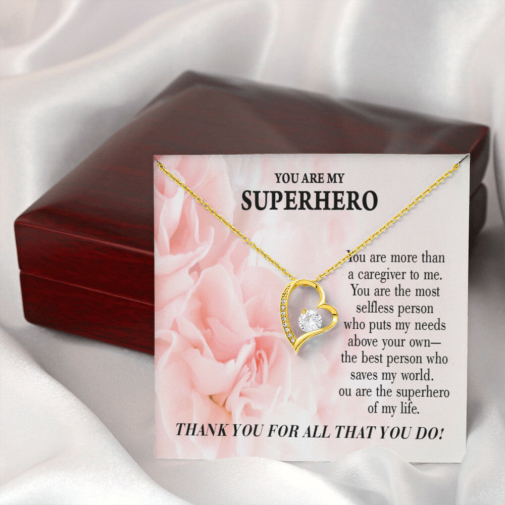 Touching Healthcare Medical Worker Nurse Appreciation Gift Forever Necklace w Message Card-Express Your Love Gifts