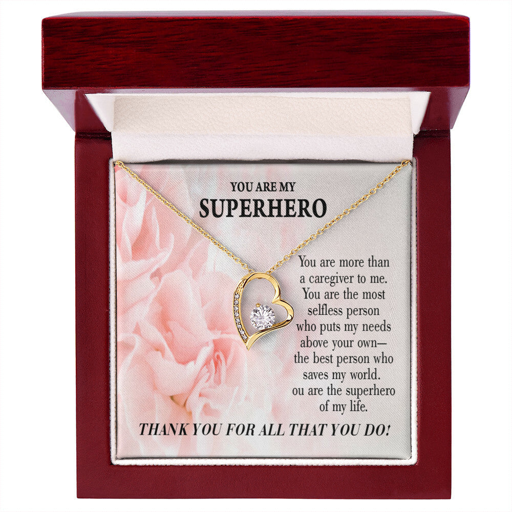 Touching Healthcare Medical Worker Nurse Appreciation Gift Forever Necklace w Message Card-Express Your Love Gifts