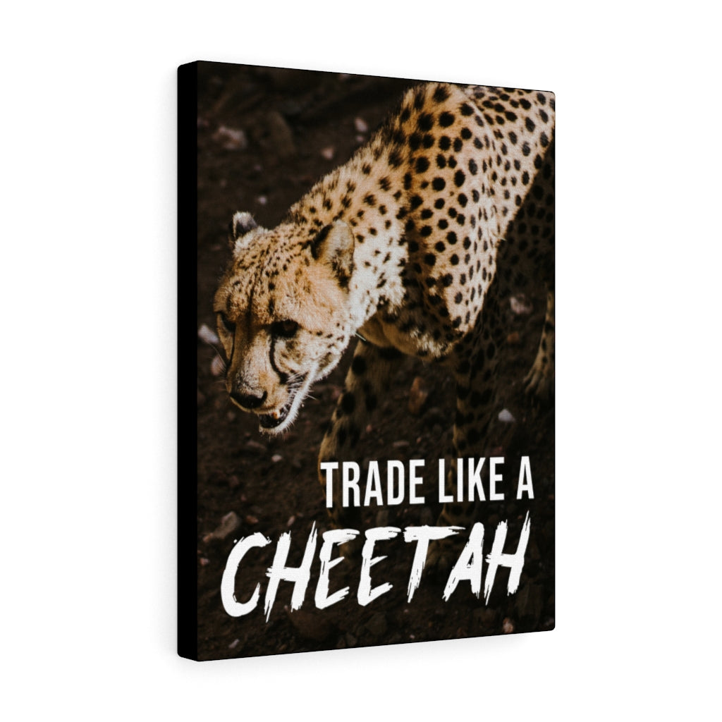 Scripture Walls Trader Gift Trade Like a Cheetah Wall Art Print Ready to Hang Canvas Unframed-Express Your Love Gifts