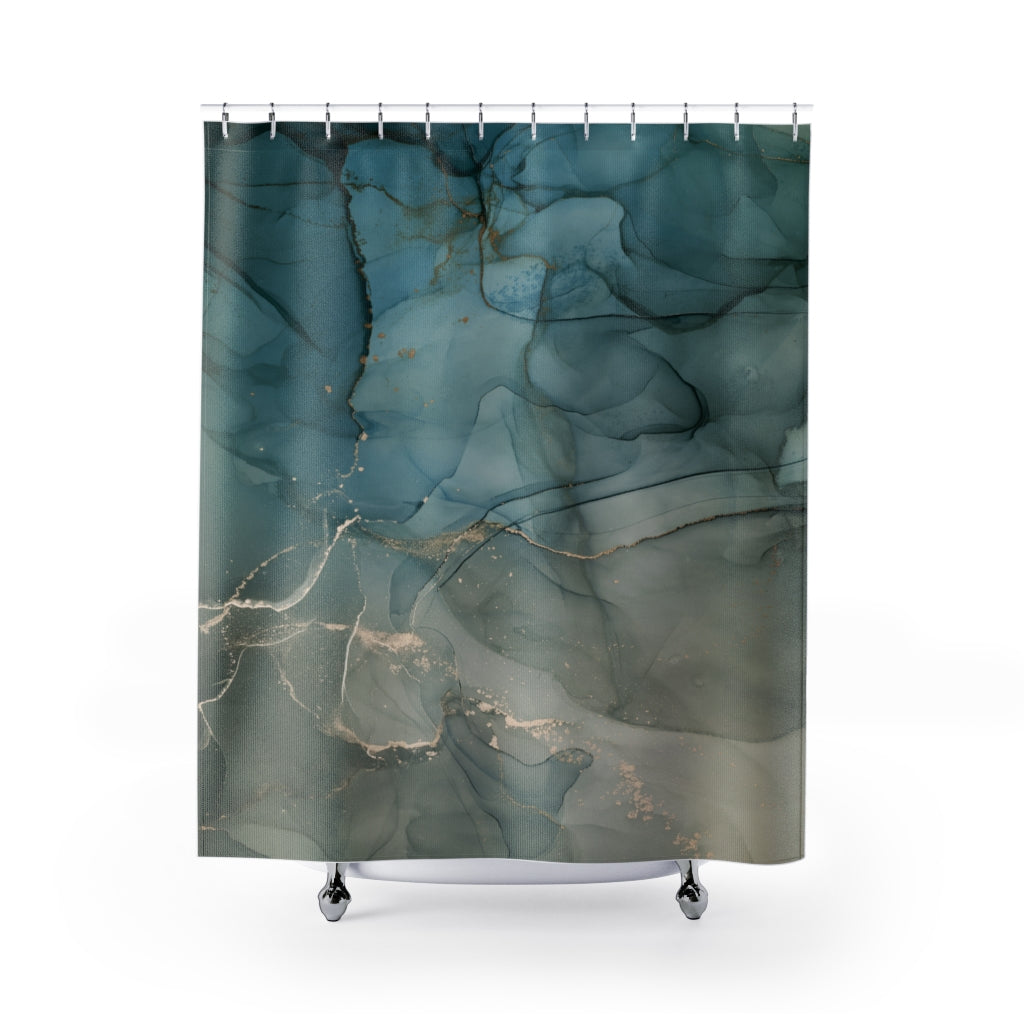 Translucent Abstract Multicolored Stylish Design 71&quot; x 74&quot; Elegant Waterproof Shower Curtain for a Spa-like Bathroom Paradise Exceptional Craftsmanship-Express Your Love Gifts