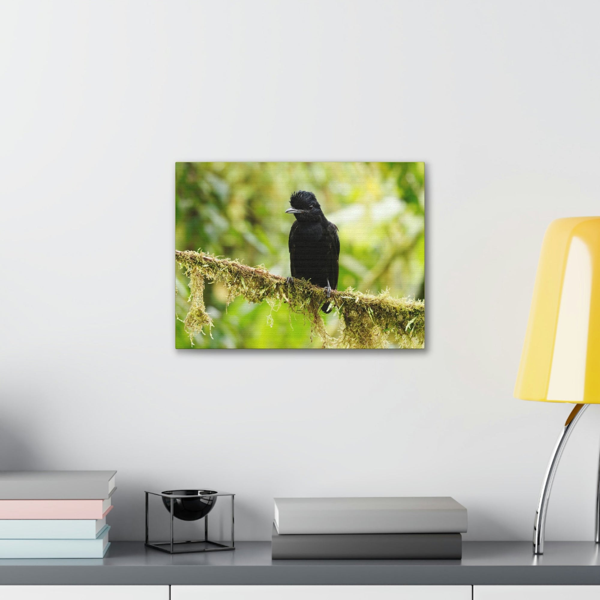 Scripture Walls Umbrella Bird Hunting Umbrella Bird on Hunt Print Animal Wall Art Wildlife Canvas Prints Wall Art Ready to Hang Unframed-Express Your Love Gifts