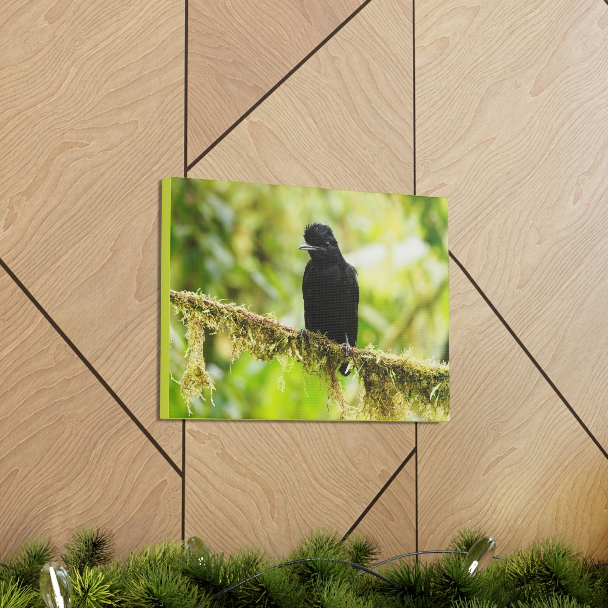 Scripture Walls Umbrella Bird Hunting Umbrella Bird on Hunt Print Animal Wall Art Wildlife Canvas Prints Wall Art Ready to Hang Unframed-Express Your Love Gifts