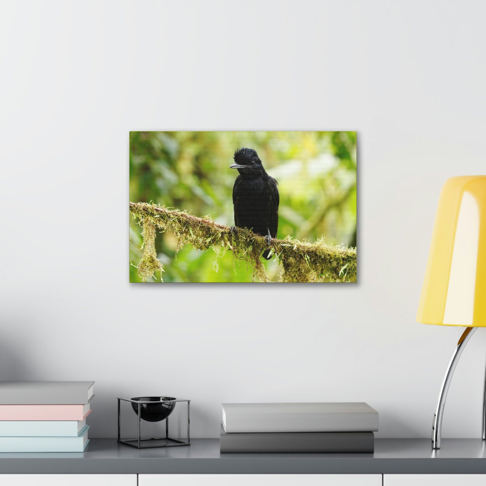 Scripture Walls Umbrella Bird Hunting Umbrella Bird on Hunt Print Animal Wall Art Wildlife Canvas Prints Wall Art Ready to Hang Unframed-Express Your Love Gifts