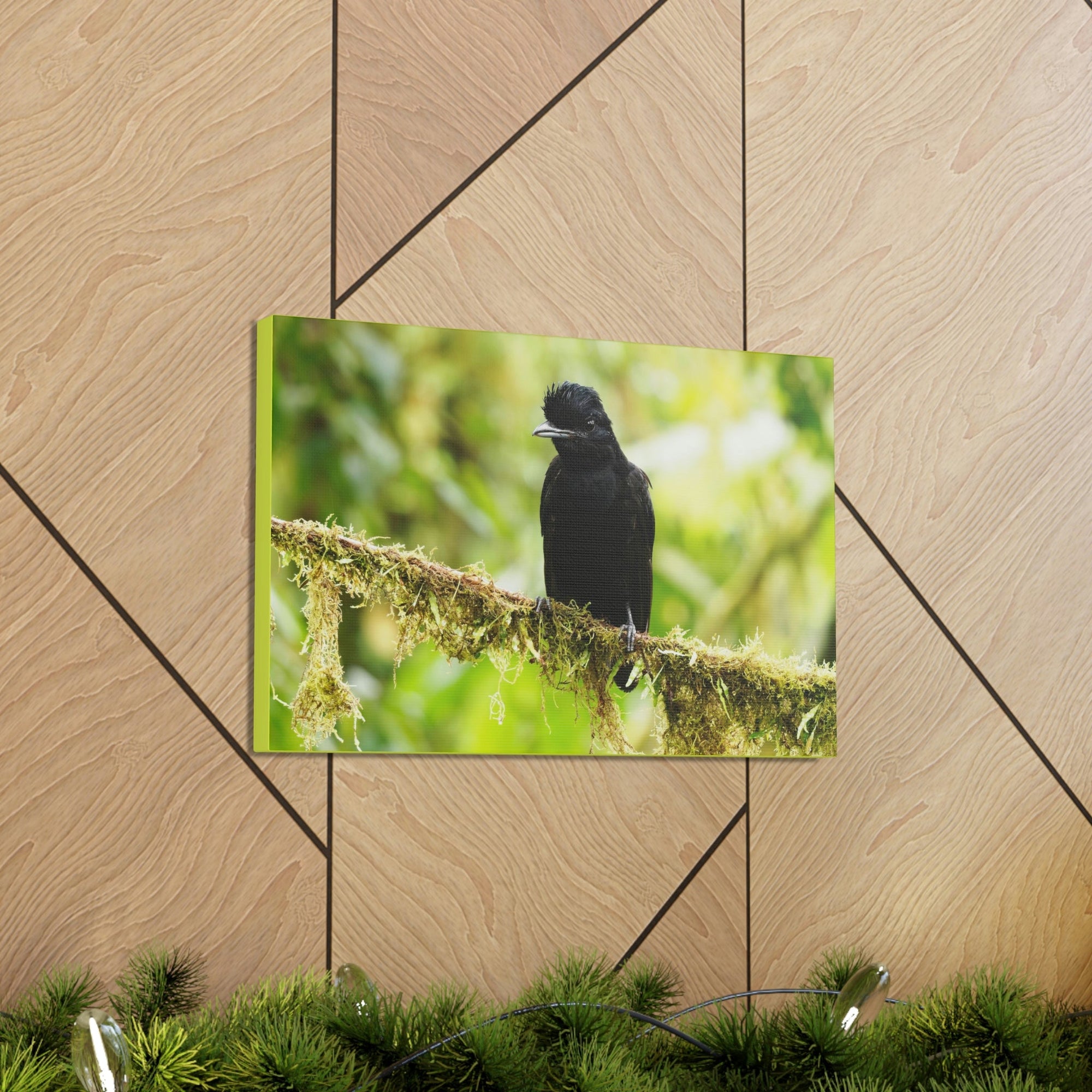 Scripture Walls Umbrella Bird Hunting Umbrella Bird on Hunt Print Animal Wall Art Wildlife Canvas Prints Wall Art Ready to Hang Unframed-Express Your Love Gifts