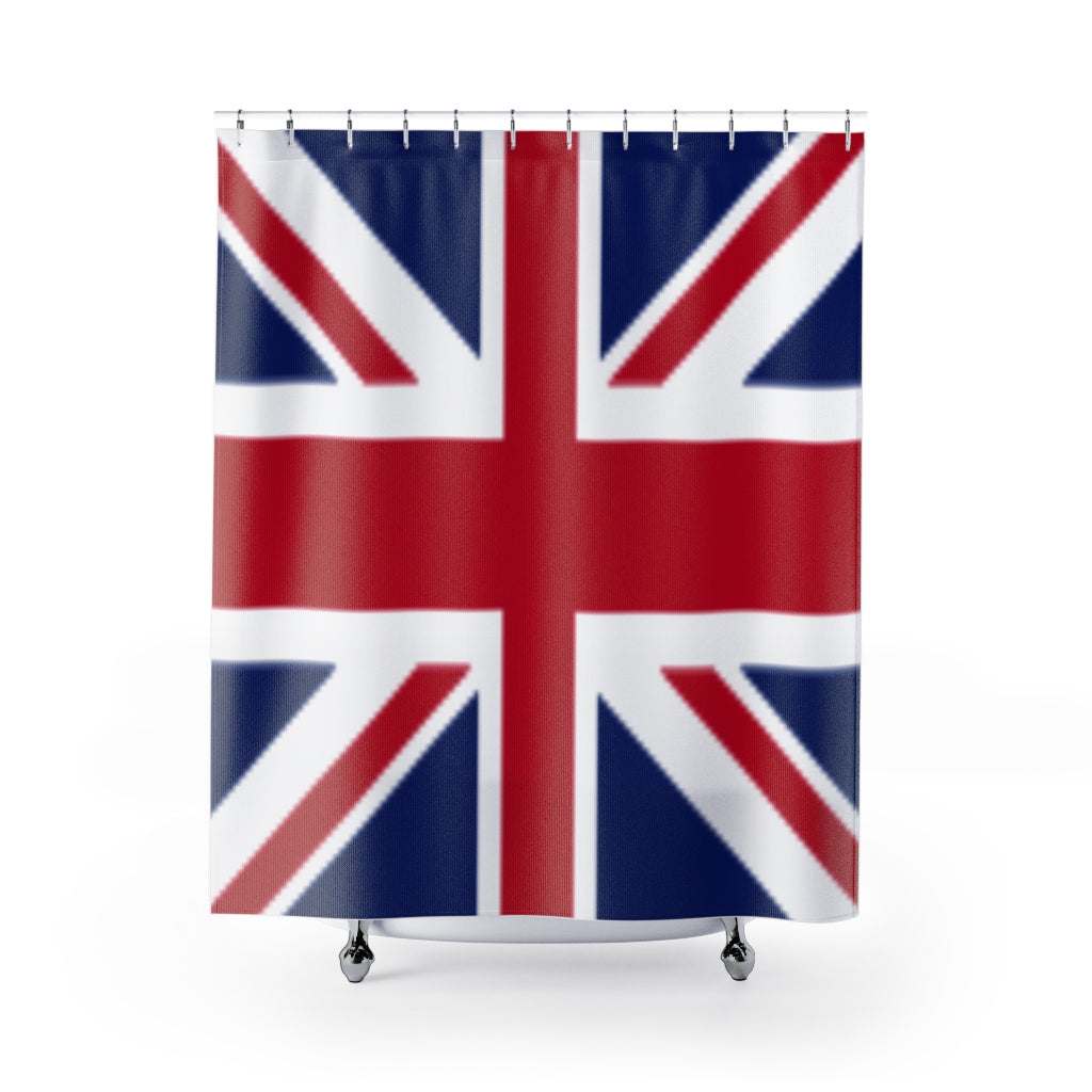 United Kingdom Flag Stylish Design 71" x 74" Elegant Waterproof Shower Curtain for a Spa-like Bathroom Paradise Exceptional Craftsmanship-Express Your Love Gifts