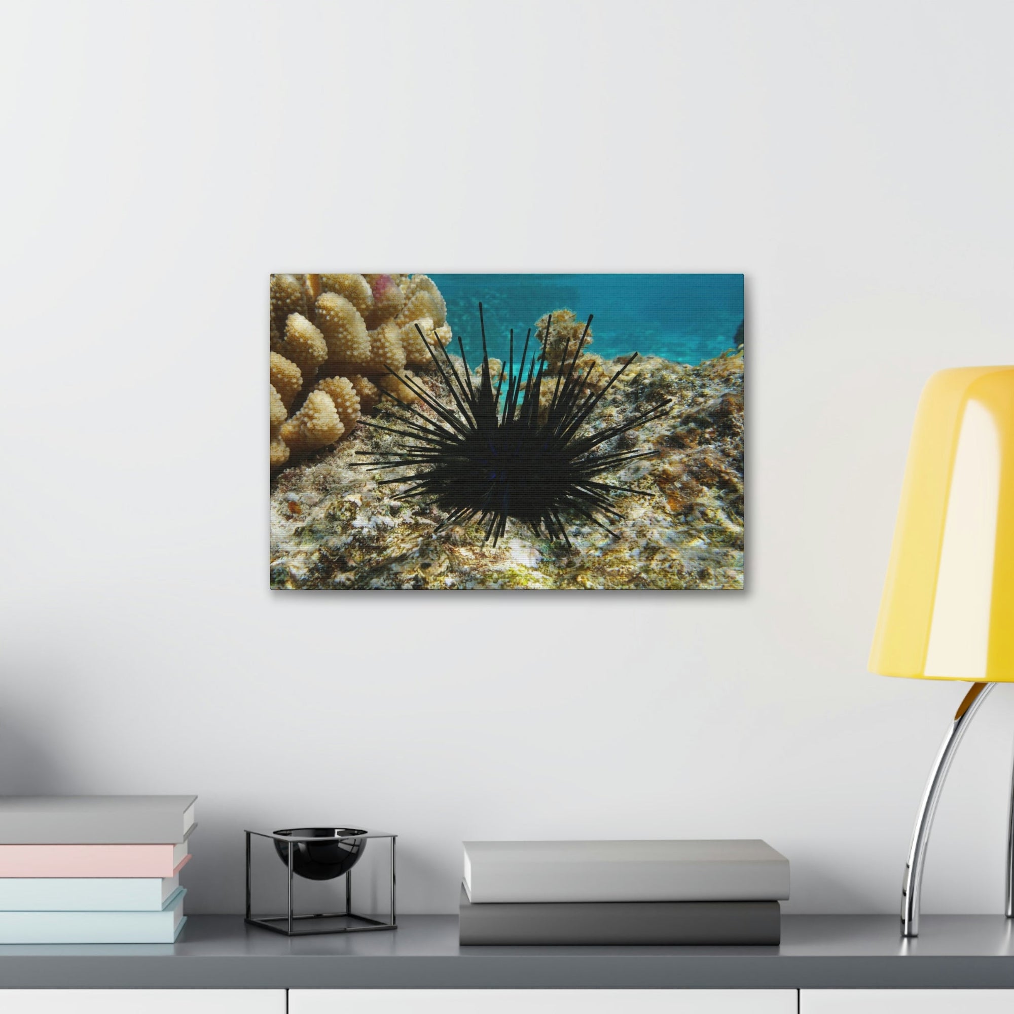 Scripture Walls Urchin Hunting Urchin on Hunt Print Animal Wall Art Wildlife Canvas Prints Wall Art Ready to Hang Unframed-Express Your Love Gifts