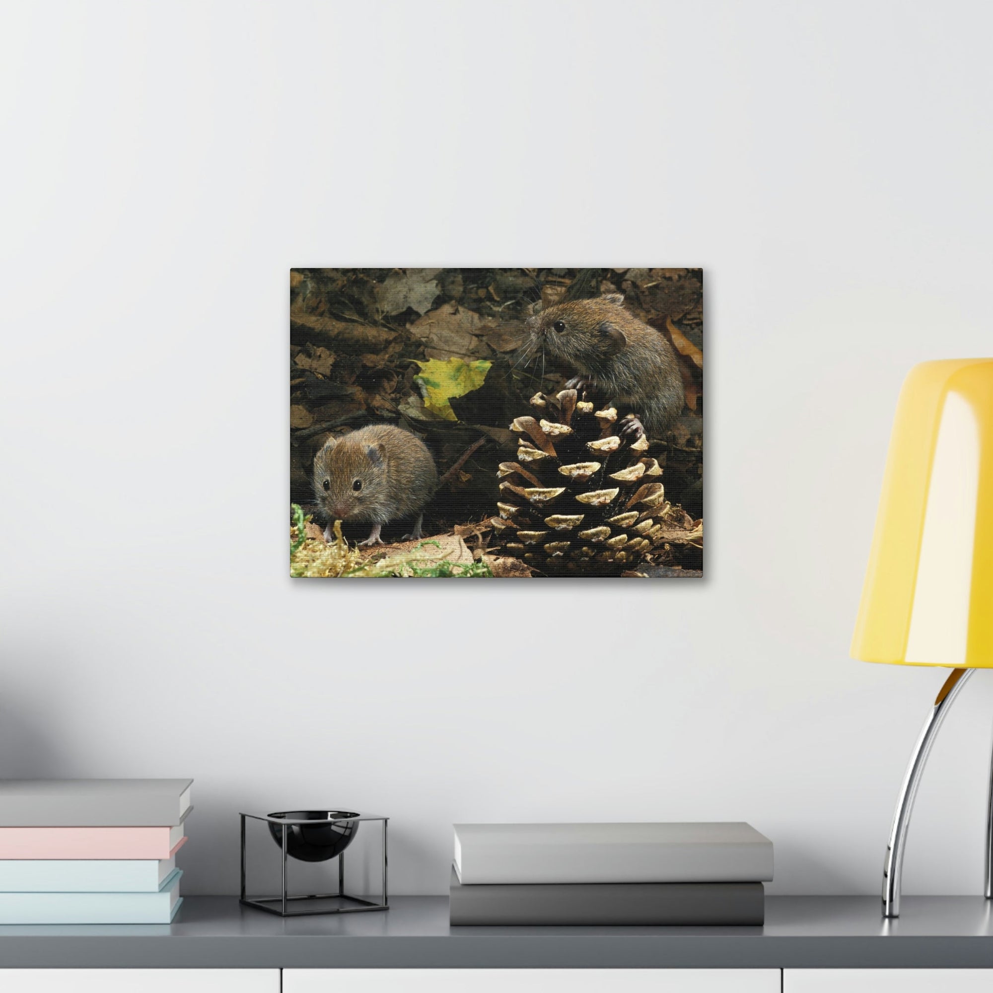 Scripture Walls Vole Couple Vole Couple Print Animal Wall Art Wildlife Canvas Prints Wall Art Ready to Hang Unframed-Express Your Love Gifts