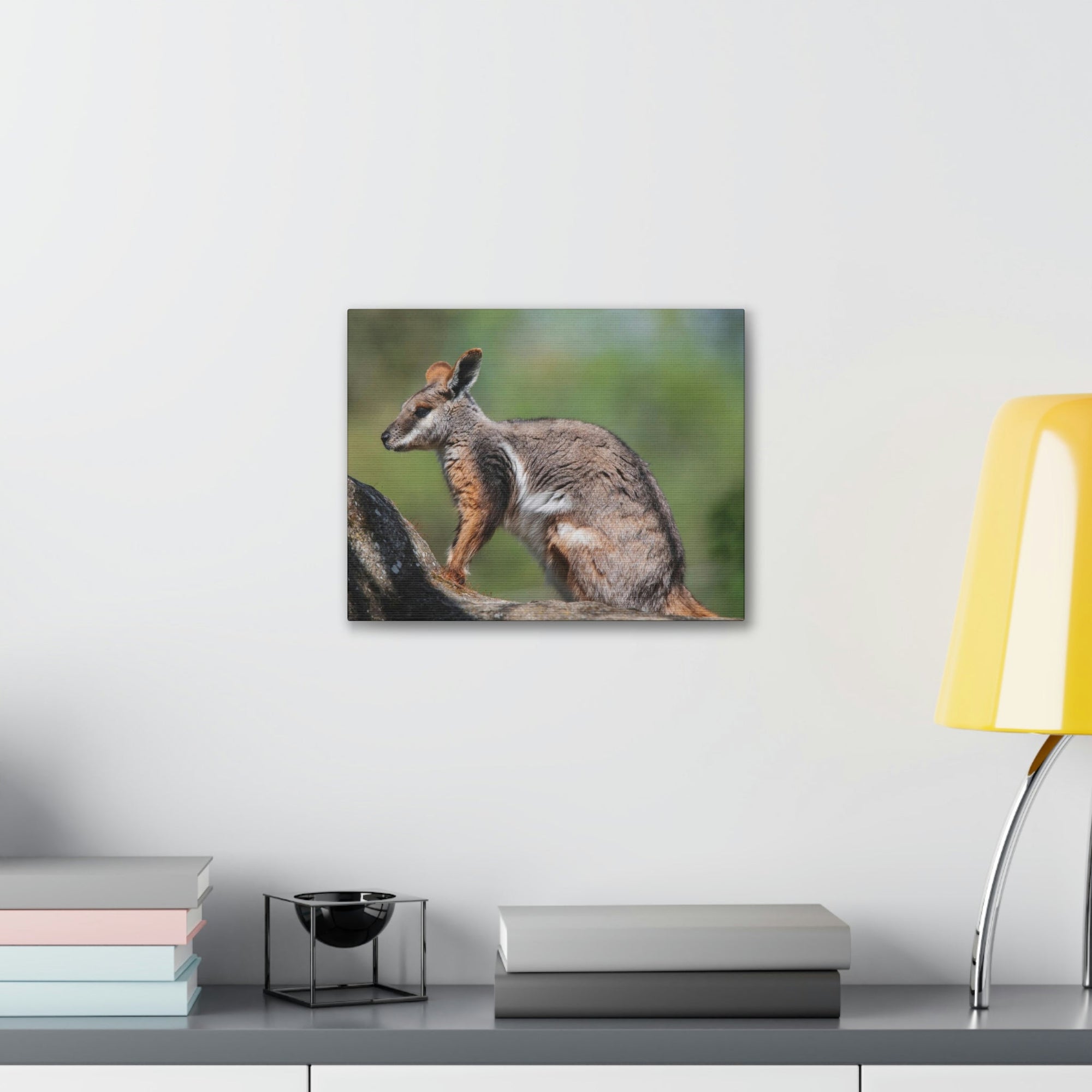 Scripture Walls Wallaby Hunting Wallaby on Hunt Print Animal Wall Art Wildlife Canvas Prints Wall Art Ready to Hang Unframed-Express Your Love Gifts