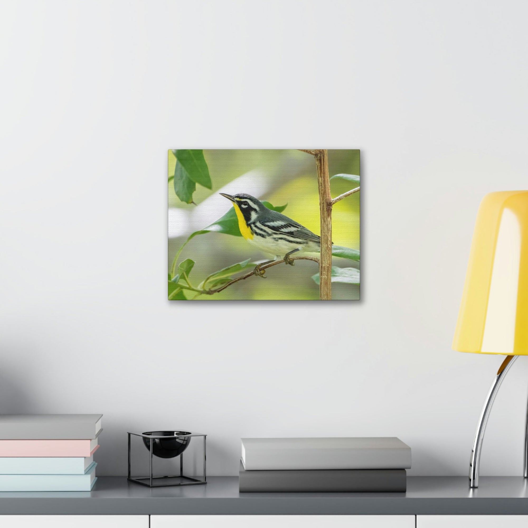 Scripture Walls Warbler Hunting Warbler on Hunt Print Animal Wall Art Wildlife Canvas Prints Wall Art Ready to Hang Unframed-Express Your Love Gifts