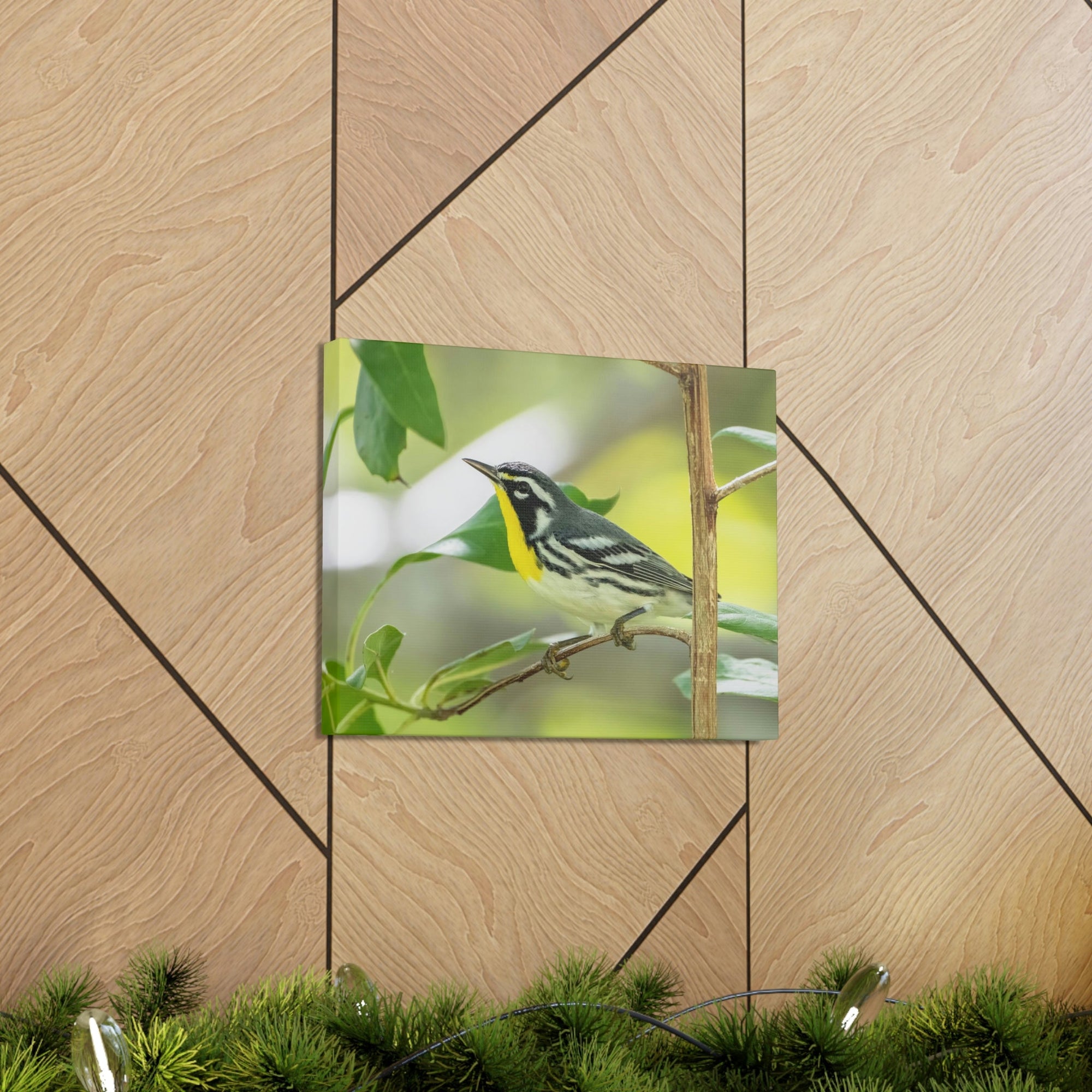 Scripture Walls Warbler Hunting Warbler on Hunt Print Animal Wall Art Wildlife Canvas Prints Wall Art Ready to Hang Unframed-Express Your Love Gifts