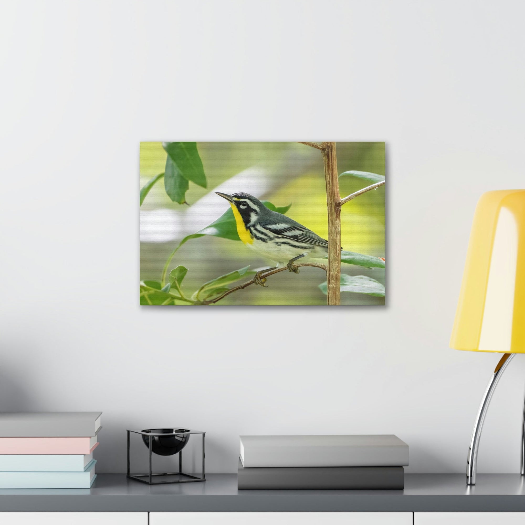 Scripture Walls Warbler Hunting Warbler on Hunt Print Animal Wall Art Wildlife Canvas Prints Wall Art Ready to Hang Unframed-Express Your Love Gifts