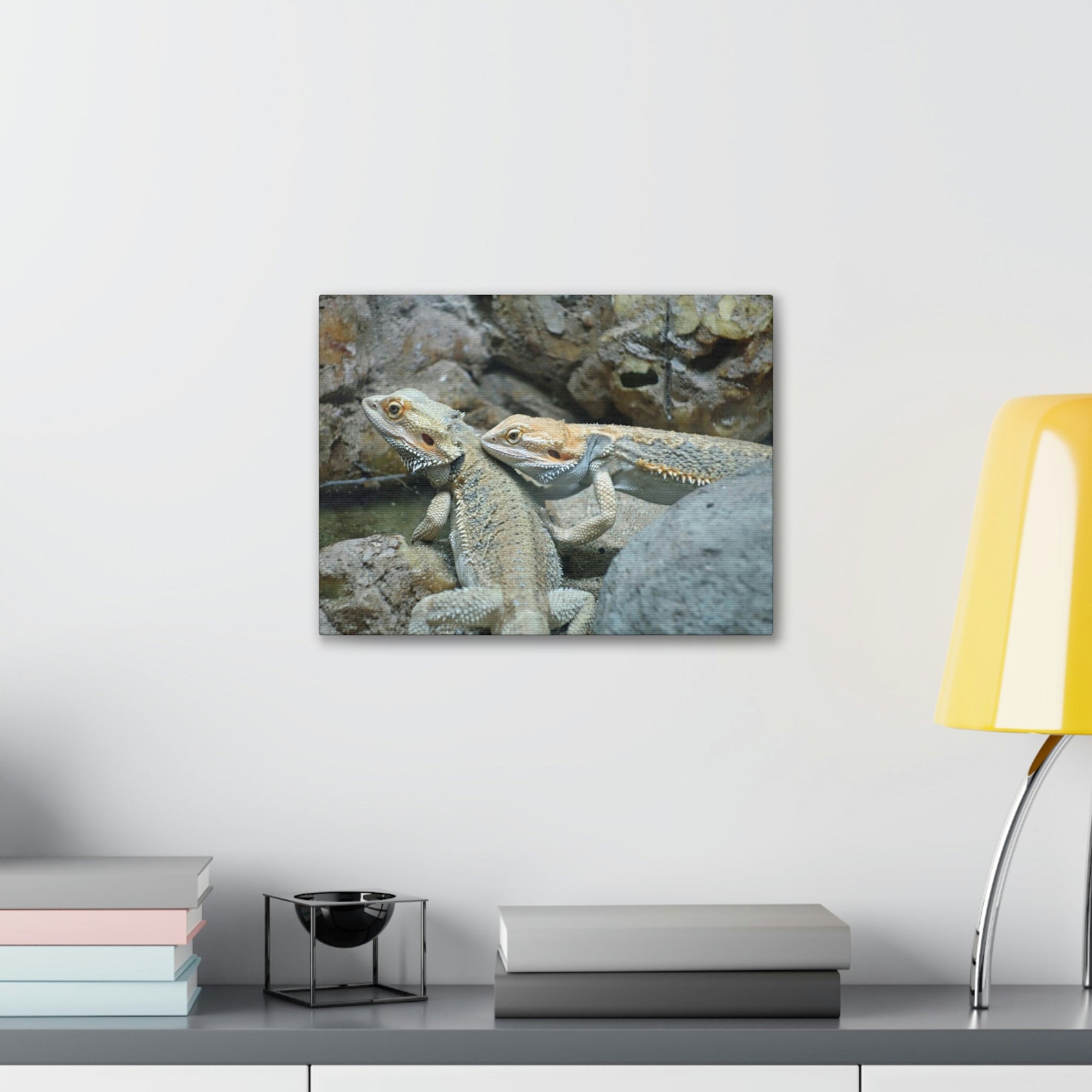 Scripture Walls Water Dragon Couple Water Dragon Couple Print Animal Wall Art Wildlife Canvas Prints Wall Art Ready to Hang Unframed-Express Your Love Gifts
