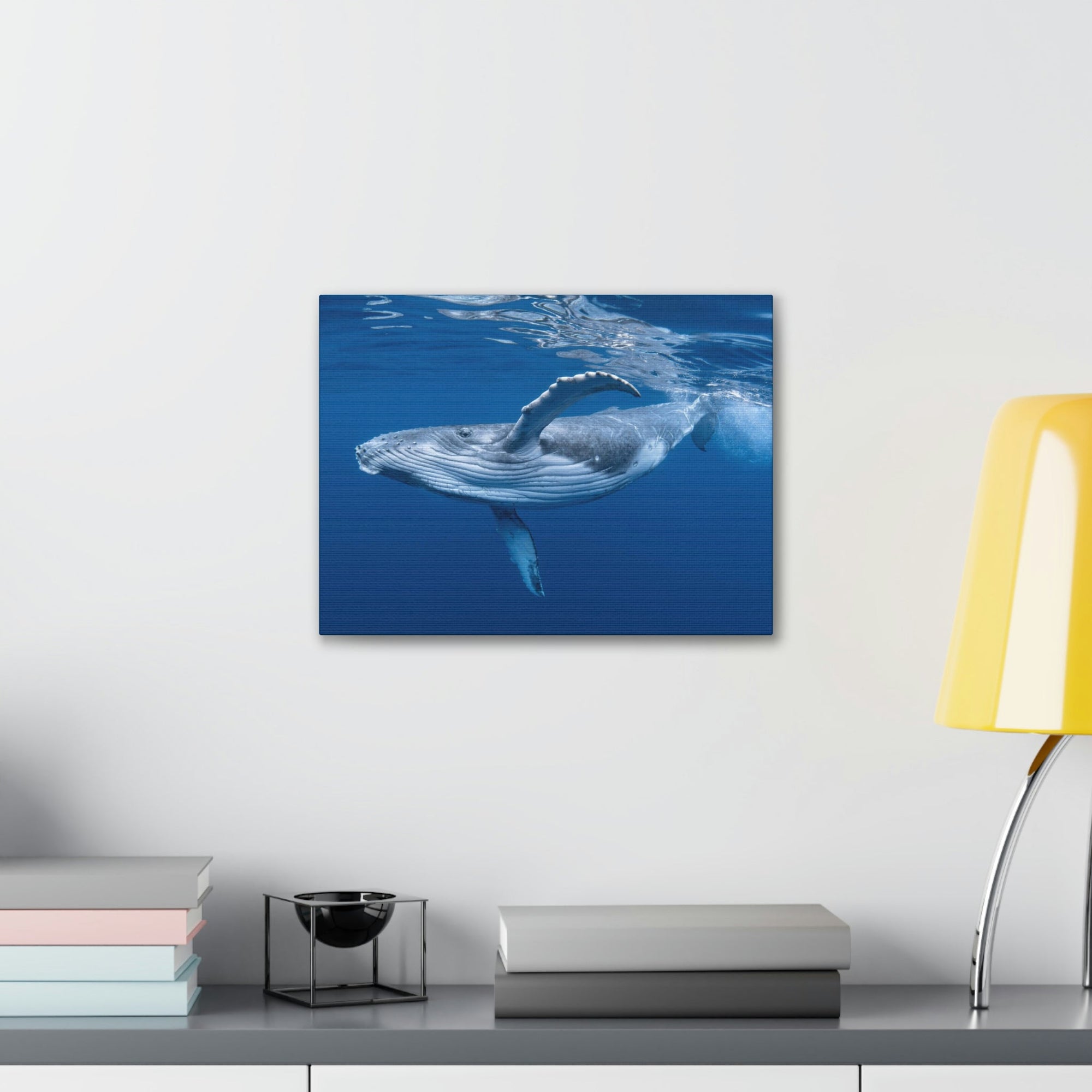 Scripture Walls Whale Hunting Whale on Hunt Print Animal Wall Art Wildlife Canvas Prints Wall Art Ready to Hang Unframed-Express Your Love Gifts