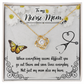 When Everything Seems Healthcare Medical Worker Nurse Appreciation Gift Infinity Knot Necklace Message Card-Express Your Love Gifts