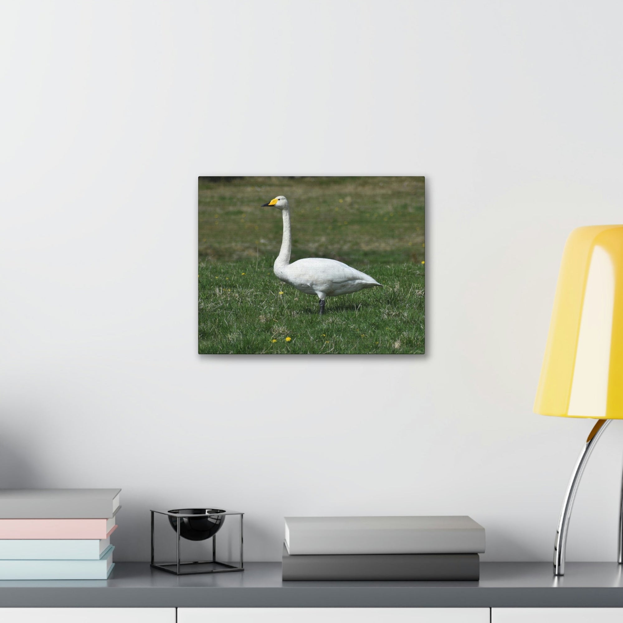 Scripture Walls Whooper Hunting Whooper on Hunt Print Animal Wall Art Wildlife Canvas Prints Wall Art Ready to Hang Unframed-Express Your Love Gifts