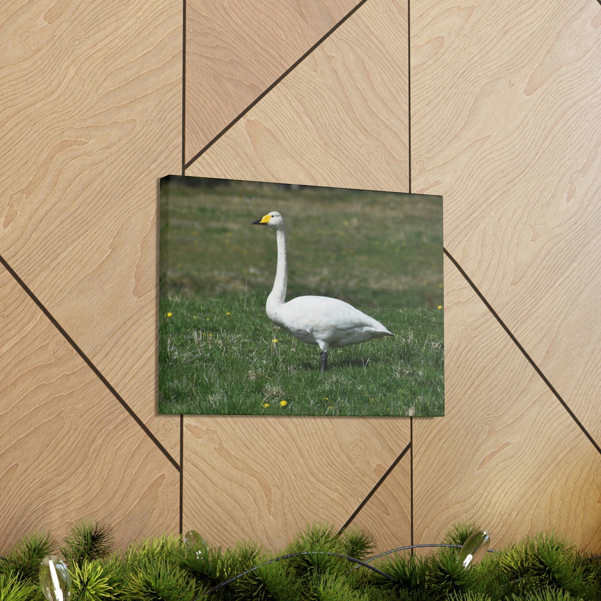 Scripture Walls Whooper Hunting Whooper on Hunt Print Animal Wall Art Wildlife Canvas Prints Wall Art Ready to Hang Unframed-Express Your Love Gifts