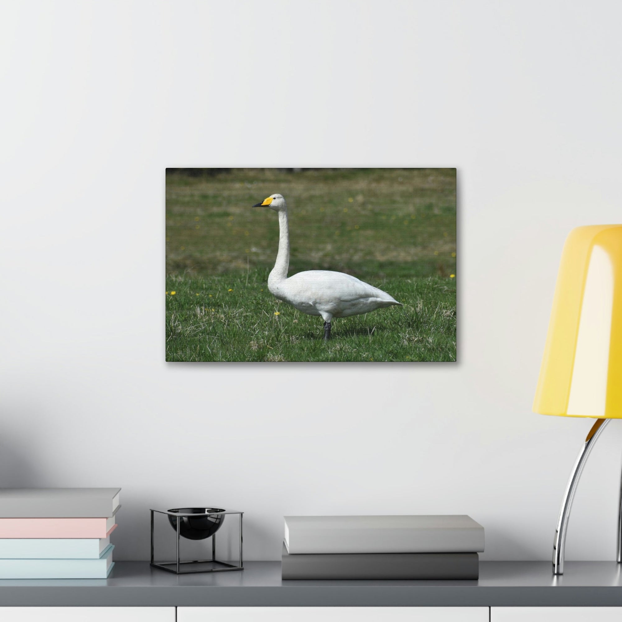 Scripture Walls Whooper Hunting Whooper on Hunt Print Animal Wall Art Wildlife Canvas Prints Wall Art Ready to Hang Unframed-Express Your Love Gifts