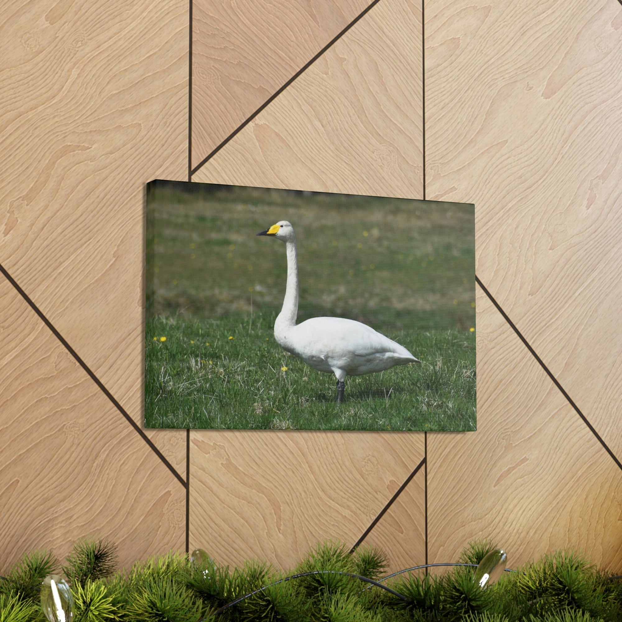 Scripture Walls Whooper Hunting Whooper on Hunt Print Animal Wall Art Wildlife Canvas Prints Wall Art Ready to Hang Unframed-Express Your Love Gifts