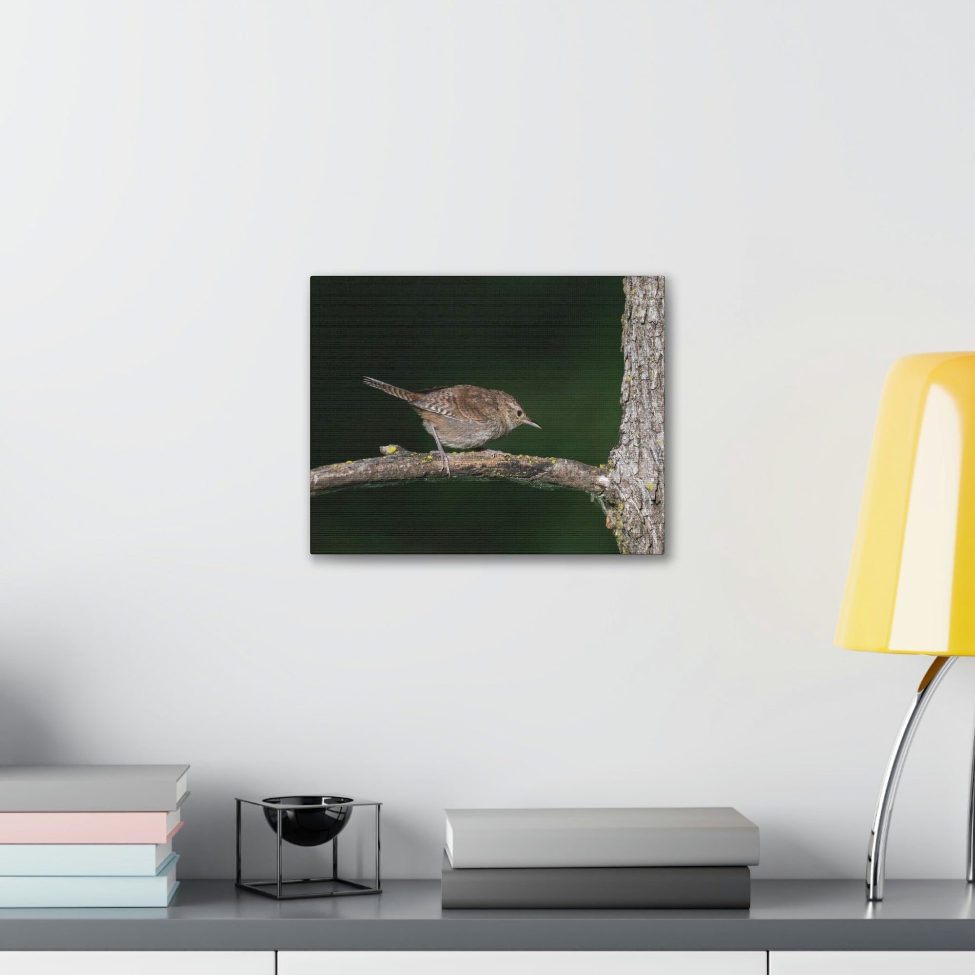 Scripture Walls Wren Hunting Wren on Hunt Print Animal Wall Art Wildlife Canvas Prints Wall Art Ready to Hang Unframed-Express Your Love Gifts