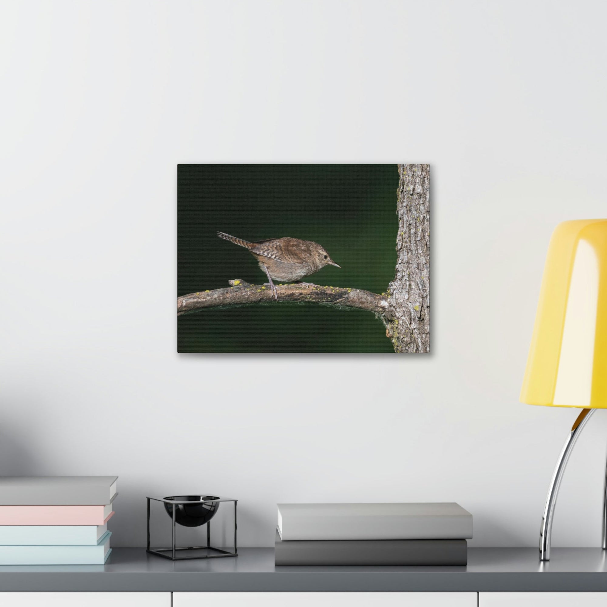 Scripture Walls Wren Hunting Wren on Hunt Print Animal Wall Art Wildlife Canvas Prints Wall Art Ready to Hang Unframed-Express Your Love Gifts