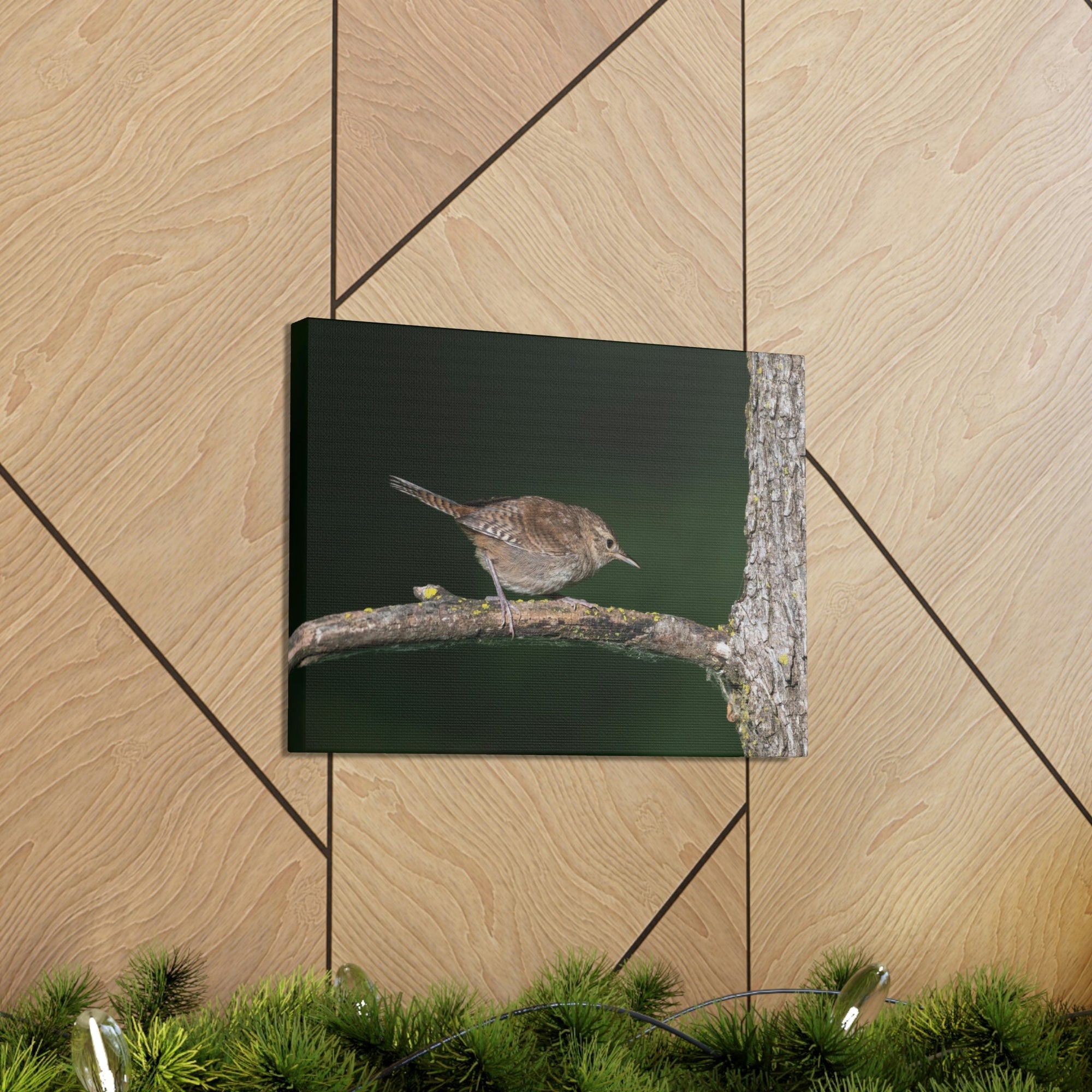 Scripture Walls Wren Hunting Wren on Hunt Print Animal Wall Art Wildlife Canvas Prints Wall Art Ready to Hang Unframed-Express Your Love Gifts