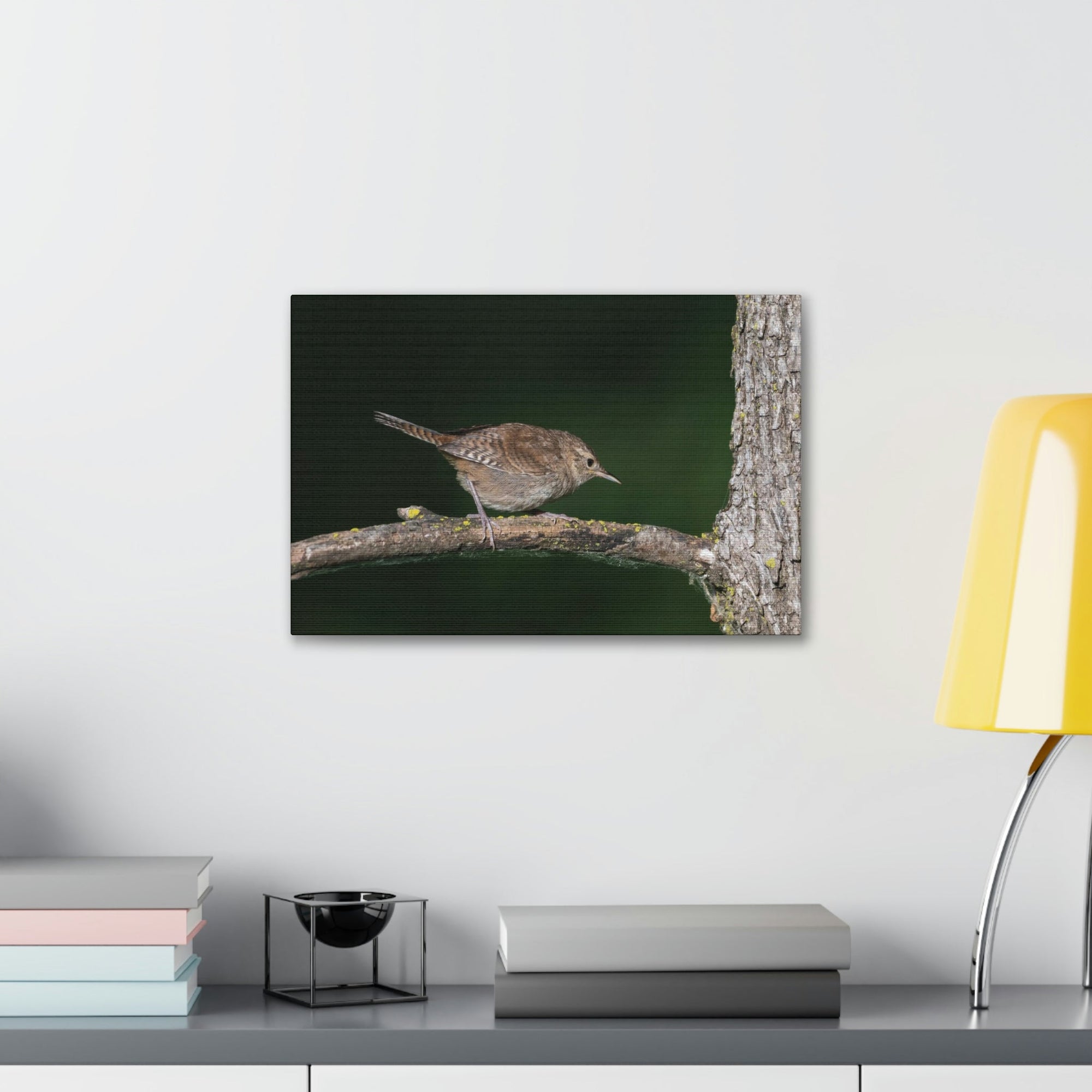 Scripture Walls Wren Hunting Wren on Hunt Print Animal Wall Art Wildlife Canvas Prints Wall Art Ready to Hang Unframed-Express Your Love Gifts