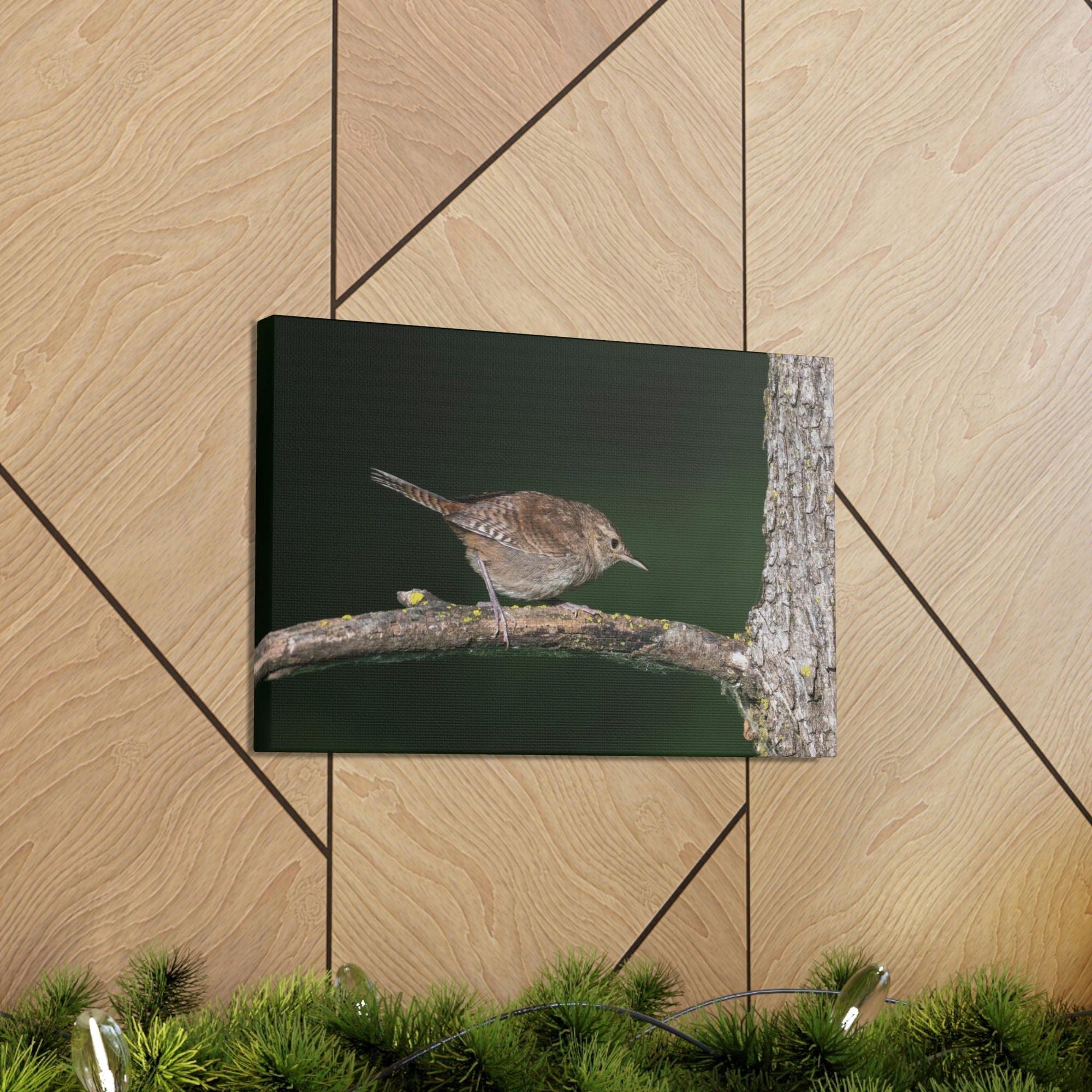 Scripture Walls Wren Hunting Wren on Hunt Print Animal Wall Art Wildlife Canvas Prints Wall Art Ready to Hang Unframed-Express Your Love Gifts