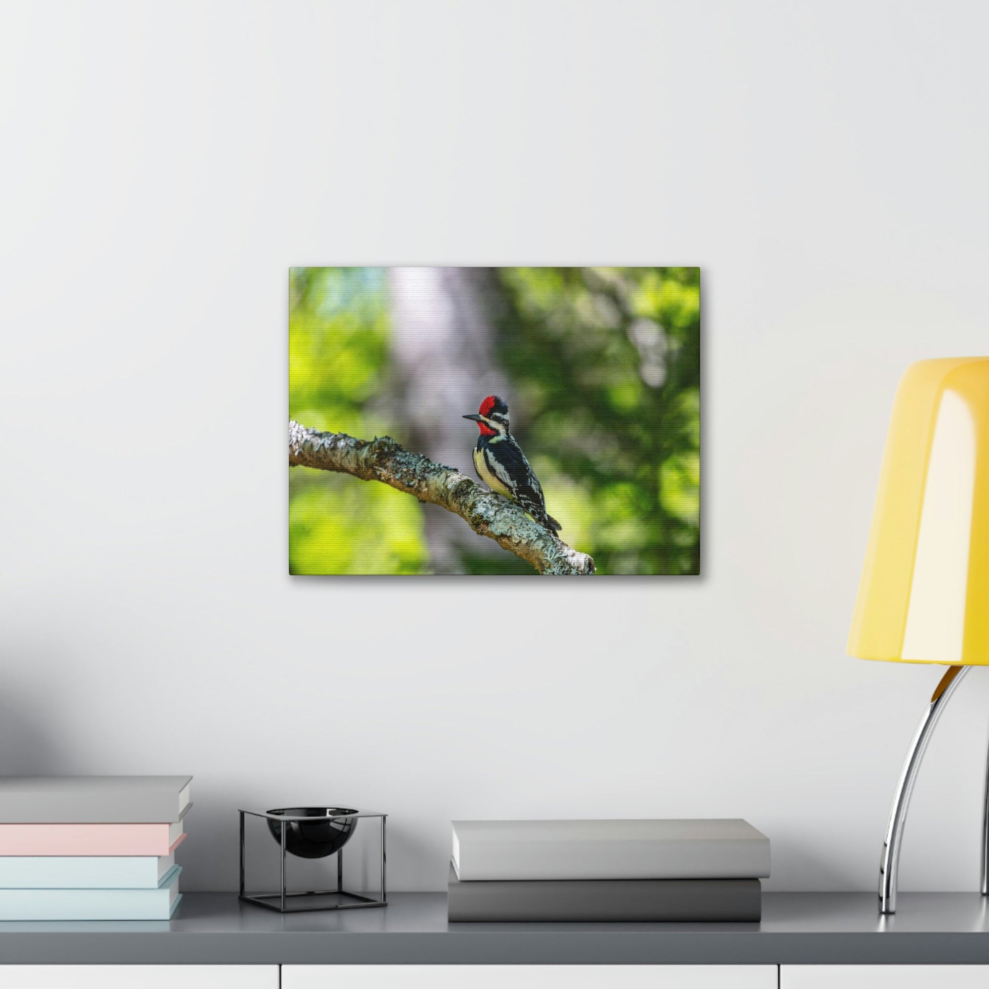 Scripture Walls Yellow Belly Sapsucker Hunting Yellow Belly Sapsucker on Hunt Print Animal Wall Art Wildlife Canvas Prints Wall Art Ready to Hang Unframed-Express Your Love Gifts