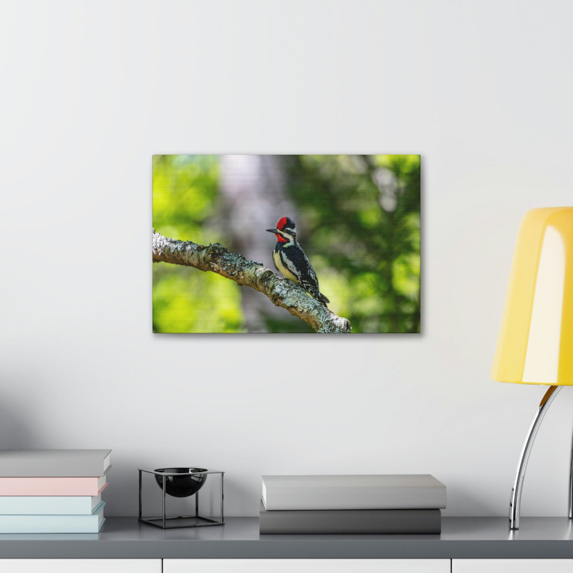 Scripture Walls Yellow Belly Sapsucker Hunting Yellow Belly Sapsucker on Hunt Print Animal Wall Art Wildlife Canvas Prints Wall Art Ready to Hang Unframed-Express Your Love Gifts