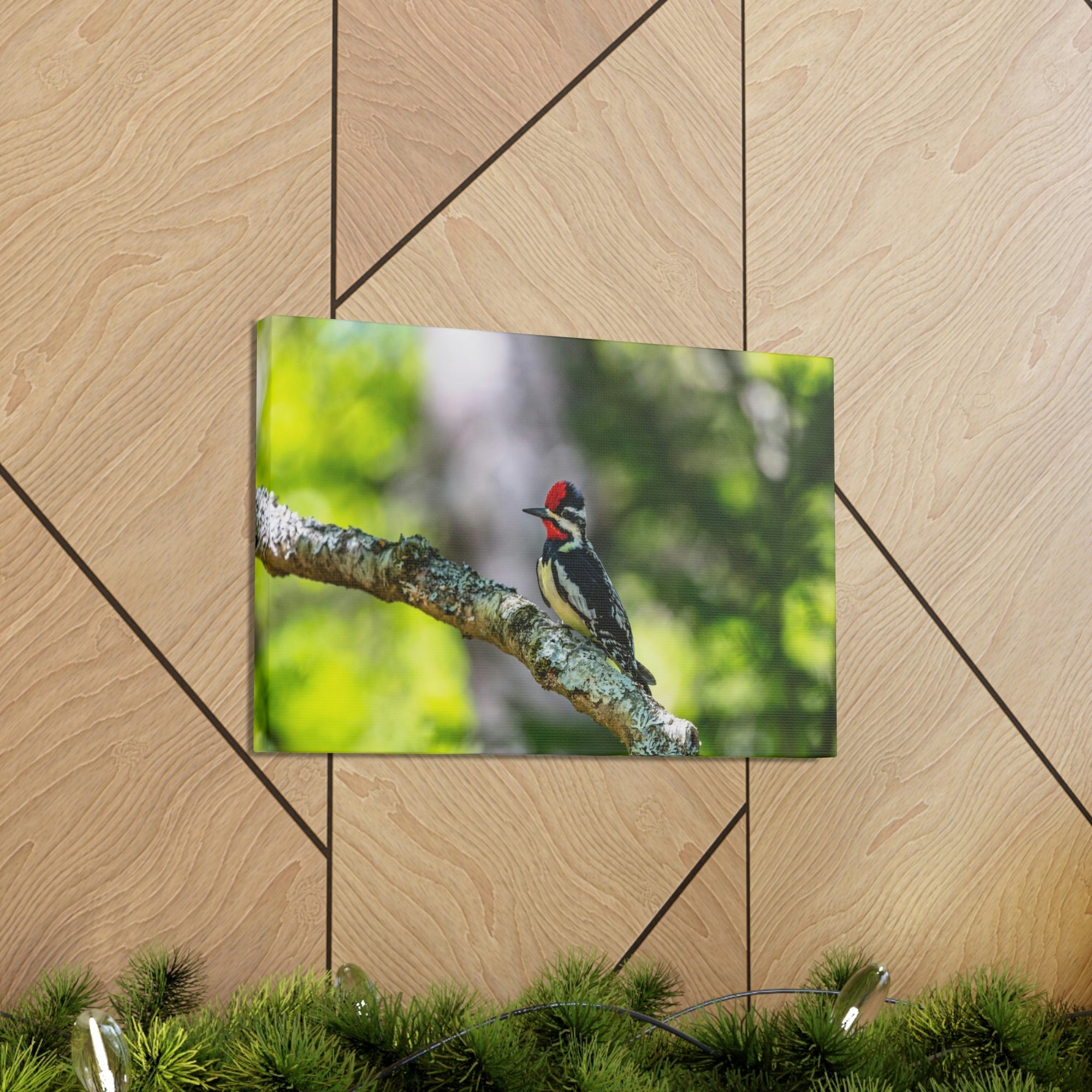 Scripture Walls Yellow Belly Sapsucker Hunting Yellow Belly Sapsucker on Hunt Print Animal Wall Art Wildlife Canvas Prints Wall Art Ready to Hang Unframed-Express Your Love Gifts