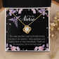 You're the Best Nurse Healthcare Medical Worker Nurse Appreciation Gift Infinity Knot Necklace Message Card-Express Your Love Gifts