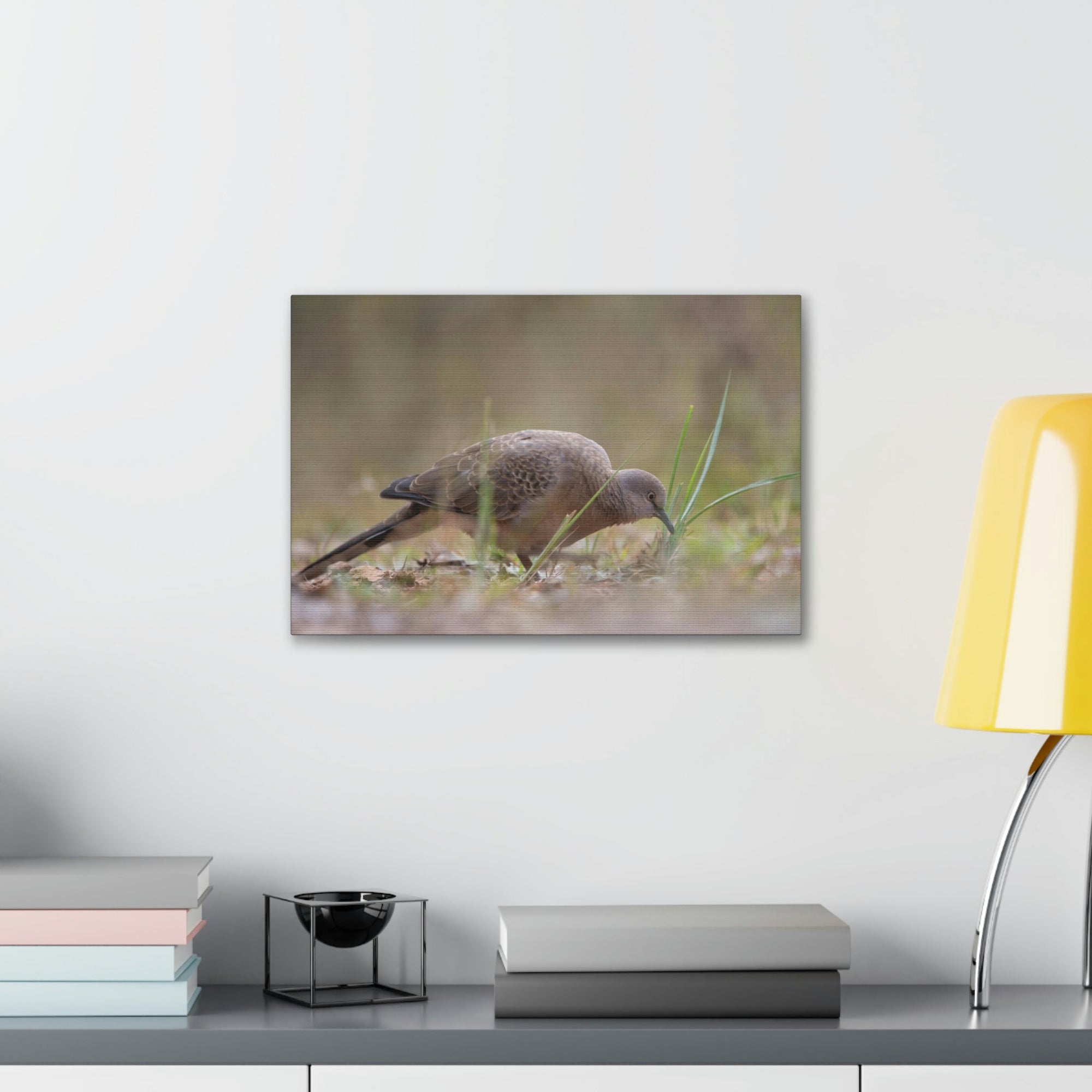 Scripture Walls Zebra Dove Hunting Zebra Dove on Hunt Print Animal Wall Art Wildlife Canvas Prints Wall Art Ready to Hang Unframed-Express Your Love Gifts